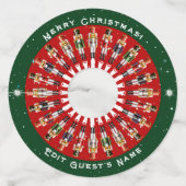 フェスティバルくるみ割り玩具兵 ワイングラスタグ (正面)