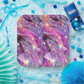 フェスティバルしゃれているパターン（の模様が）あるプレートデコードライツ紙 ペーパープレート (パーティー)