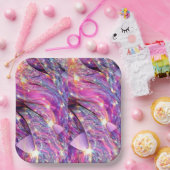 フェスティバルしゃれているパターン（の模様が）あるプレートデコードライツ紙 ペーパープレート (パーティー)