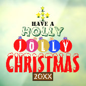 フェスティバルすてきクリスマスオーナメントツリー ウィンドウサイン (シート3)