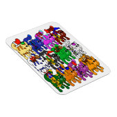 フェスティバルすてきミオウィクリスマス猫マグネット マグネット (右側)