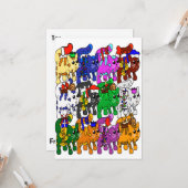 フェスティバルすてきミオウィクリスマス カード (正面/裏面インサイチュ)