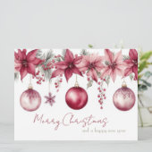 フェスティバルとエレガントクライストマストグリーティングカード カード (スタンド正面)