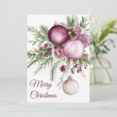 フェスティバルとエレガントクリスマスグリーティングカード シーズンカード (スタンド正面)