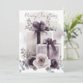 フェスティバルとエレガントクリスマスグリーティングカード シーズンカード (スタンド正面)