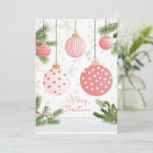 フェスティバルとエレガントクリスマスグリーティングカード シーズンカード (スタンド正面)