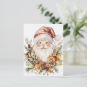 フェスティバルとエレガントクリスマス用挨拶はがき ポストカード (スタンド正面)