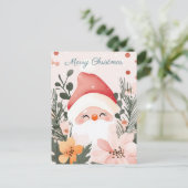 フェスティバルとエレガントクリスマス用挨拶はがき ポストカード (スタンド正面)