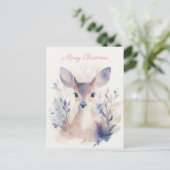 フェスティバルとエレガントクリスマス用挨拶はがき ポストカード (スタンド正面)