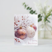 フェスティバルとエレガントクリスマス葉書 ポストカード (スタンド正面)