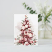 フェスティバルとエレガントクリスマス葉書 ポストカード (スタンド正面)