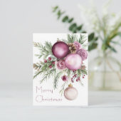 フェスティバルとエレガントクリスマス葉書 ポストカード (スタンド正面)