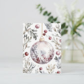 フェスティバルとエレガントクリスマス葉書 ポストカード (スタンド正面)