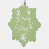 フェスティバルとエレガント季節のごあいさつ オーナメントカード (左)