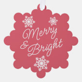 フェスティバルとエレガント季節のごあいさつ オーナメントカード (正面)