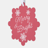 フェスティバルとエレガント季節のごあいさつ オーナメントカード (左)