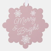 フェスティバルとエレガント季節のごあいさつ オーナメントカード (正面)