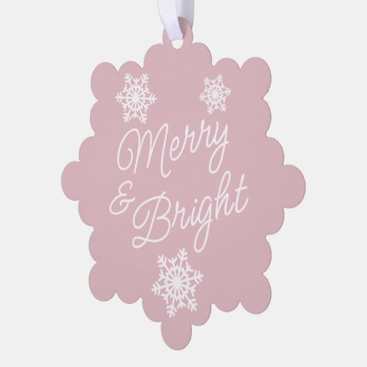 フェスティバルとエレガント季節のごあいさつ オーナメントカード (左)