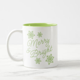 フェスティバルとエレガント季節のごあいさつ ツートーンマグカップ