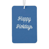 フェスティバルとカワイメリークリスマスまたはハッピーホリデー カーエアーフレッシュナー (裏面)