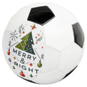フェスティバルとメリーブライトクリスマスツリーデザイン サッカーボール (3/4)