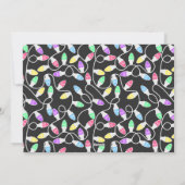 フェスティバルと明メリーるい写真の独身のクリスマス シーズンカード (裏面)