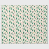 フェスティバルと果実離れ付きの植物模様 ラッピングペーパー (フラット)