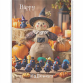 フェスティバルのかかしとカボキンパッチハロウィーン シール (正面)