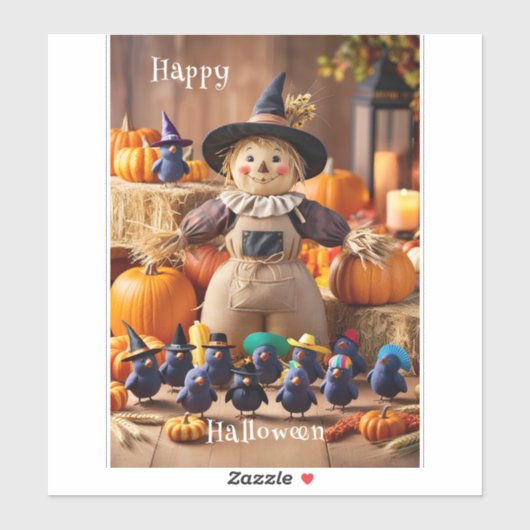 フェスティバルのかかしとカボキンパッチハロウィーン シール (シート)