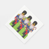 フェスティバルのくるみ割り兵士とキャンディカン スタンダードランチョンナプキン (角)