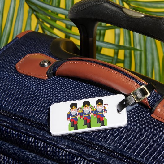 フェスティバルのくるみ割り兵士とキャンディカン ラゲッジタグ