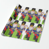 フェスティバルのくるみ割り兵士とキャンディカン ラッピングペーパー (アンロールド)