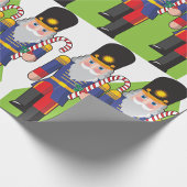 フェスティバルのくるみ割り兵士とキャンディカン ラッピングペーパー