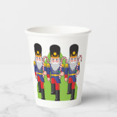 フェスティバルのくるみ割り兵士とキャンディカン 紙コップ (正面)