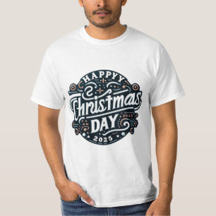 フェスティバルのエレガンス鮮やか:クリスマス2025あいさつ» Tシャツ