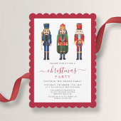 フェスティバルのエレガントくるみ割りクリスマスパーティー 招待状