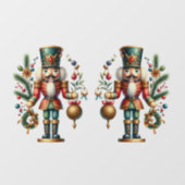 フェスティバルのクリスマスくるみクラッカー ウィンドウサイン (シート)