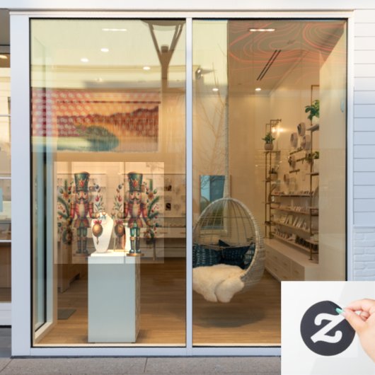 フェスティバルのクリスマスくるみクラッカー ウィンドウサイン (店舗窓)