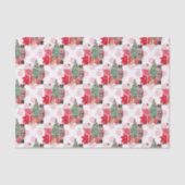 フェスティバルのクリスマスくるみ割り模様タイル 薄葉紙 (正面)