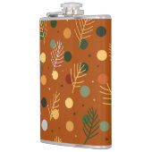 フェスティバルのクリスマスと新年のパターン フラスク (左)