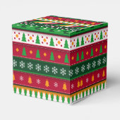 フェスティバルのクリスマスのお願い箱 フェイバーボックス (裏面サイド)