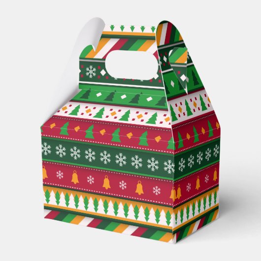 フェスティバルのクリスマスのお願い箱 フェイバーボックス (裏面サイド)