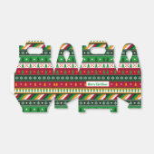 フェスティバルのクリスマスのお願い箱 フェイバーボックス (折り畳みなし)