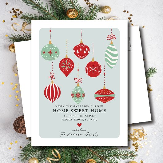 フェスティバルのクリスマスの動きの発表 案内ポストカード