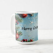 フェスティバルのクリスマスの配置 コーヒーマグカップ (正面左)