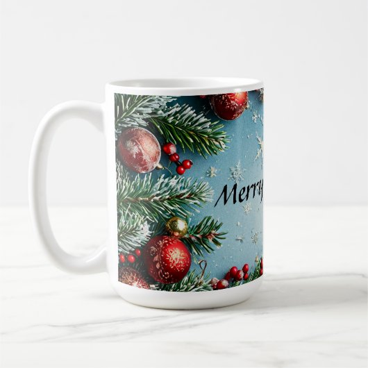 フェスティバルのクリスマスの配置 コーヒーマグカップ (左)