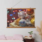 フェスティバルのクリスマスオーナメント 吊り下げ型タペストリー (寝室)