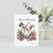 フェスティバルのクリスマスカクテル シーズンポストカード (スタンド正面)