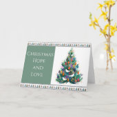 フェスティバルのクリスマスカードに暖かい カード (黄色い花)