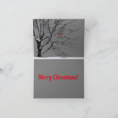 フェスティバルのクリスマスカード シーズンカード (内部)